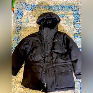 North face coat for boys size small 7/8